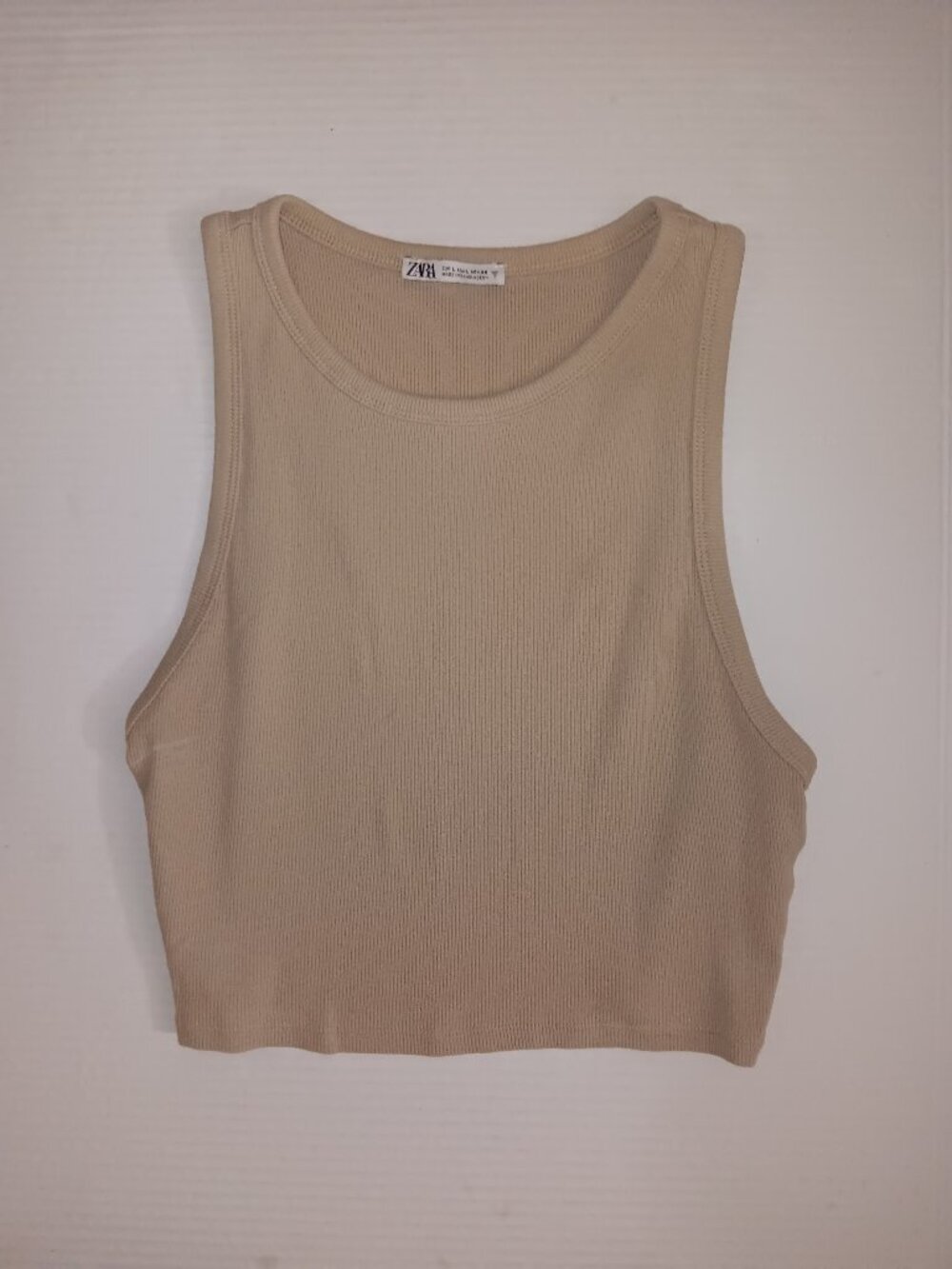 ZARA CROP STYLE LARGE SIZE TANK-TOP